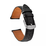 The Lazzaro Alligator Leather Watch Strap in Black