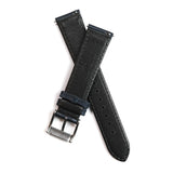 The Montay Sailcloth Canvas Watch Strap in Navy