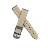 The Otello Tweed Watch Strap in Blue