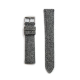 The Otello Tweed Watch Strap in Black