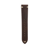 The Donato Italian Calfskin Watch Strap in Dark Brown