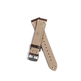 The Donato Italian Calfskin Watch Strap in Dark Brown