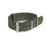 Rugged Nylon NATO Watch Strap In Army Green