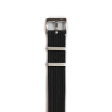 Rugged Nylon NATO Watch Strap In Black