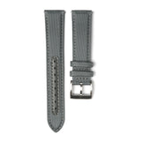 The Montay Sailcloth Canvas Watch Strap in Grey